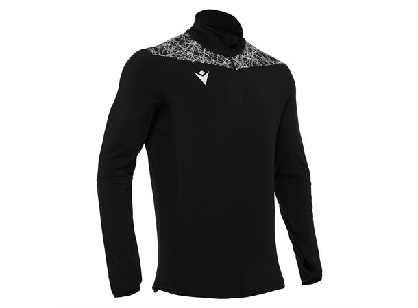 Tiber 1/4 Zip Top BLK/WHT M Stilren treningsgenser - Unisex 