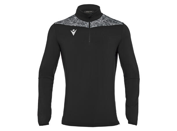 Tiber 1/4 Zip Top BLK/WHT M Stilren treningsgenser - Unisex 