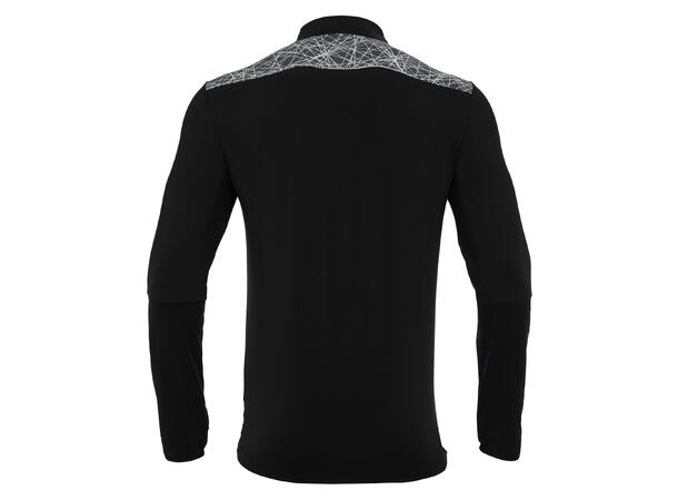 Tiber 1/4 Zip Top BLK/WHT M Stilren treningsgenser - Unisex 