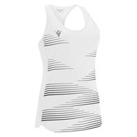 Dolly Singlet WHT/BLK XS Løpesinglet for dame