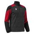 Cuzco Training 1/4 Zip Top BLK/RED 4XL Teknisk treningsgenser - Unisex