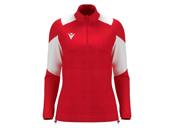 Chantico 1/4 Zip Top Wmn RED/WHT 3XL Teknisk treningsgenser til dame 