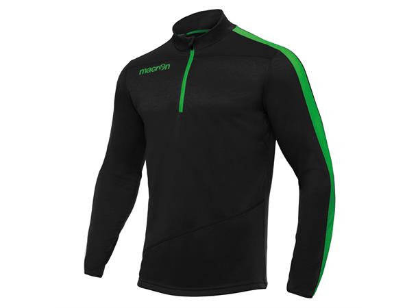 Talent Training 1/4 Zip Top BLK/GRN XXS Teknisk treningsgenser  - Unisex 